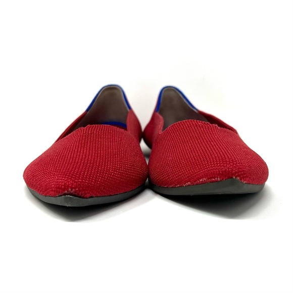 Rothy’s “The Point” Red Slip On Pointed Toe Flats Size 9.5 - Picture 3 of 9